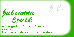 julianna czvik business card